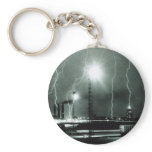 Severe Lightning in Boston Key Chains
