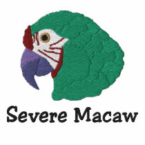 Severe Macaw Embroidered Shirt (Long Sleeve)