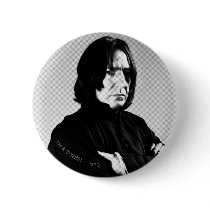 Severus Snape Arms Crossed Pinback Button