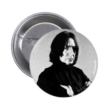 Severus Snape Arms Crossed Pinback Button