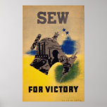 Sew for Victory Poster