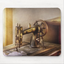 Sewing - A black & white sewing machine