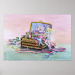 SEWING BOX FAERIE by SHARON SHARPE Print