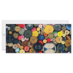 Sewing - Buttons - Bunch of Buttons rack cards