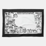 Sewing Fabric Home Decor American MoJo Kitchen Tow Hand Towels