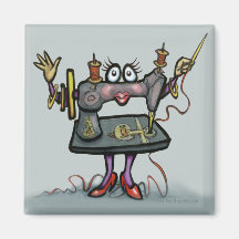 Sewing Fridge Magnet