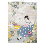 Sewing in a Garden of Foxglove & Poppies cards