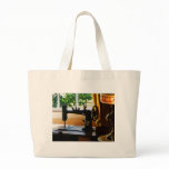 Sewing Machine and Lamp Tote Bag