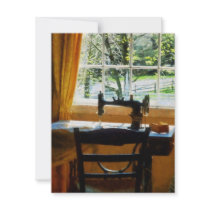 Sewing Machine By Window