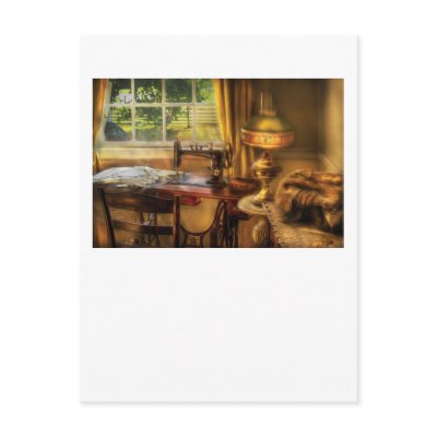 Sewing Machine - Domestic Sewing Machine Postcard