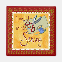 Sewing Magnet (cranberry)