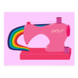 Sewing Rainbows Post Card