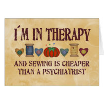 Sewing Therapy Card