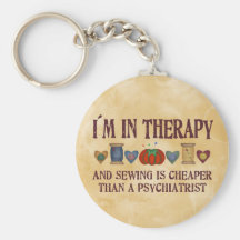 Sewing Therapy Key Chains