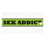 Sex Addict Photo Card Template