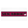 Sex Addict Custom Photo Card
