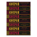 Sex Coupons cards