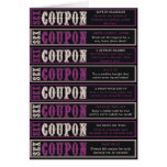 Sex Coupons
