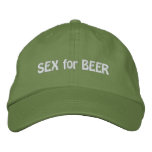 Sex for Beer Baseball Cap