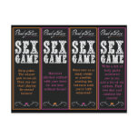 Sex Game Card Post Cards