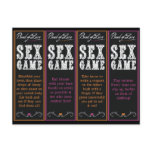Sex Game Cards Postcard
