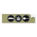 Sex, Herbs, Rock-n-Roll bumper stickers