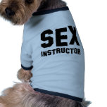 sex instructor doggie t-shirt