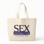 Sex Instructor, First Lesson Free - Blue bags
