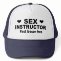Sex instructor hats