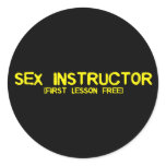 SEX INSTRUCTOR stickers