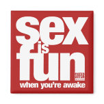 SEX IS FUN when you're awake Magnet