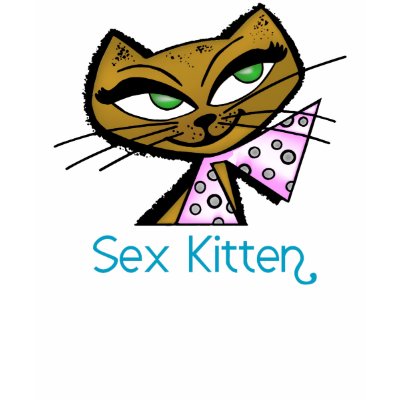 Sex Kitten Tee T-shirts by Sallese