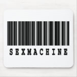 sex machine barcode design mousepads