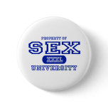 Sex University Pinback Buttons