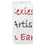 Sexiest Artist On Earth Custom Rack Card