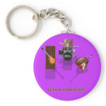 Sexual chocolate keychains