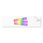 Sexualities Are Not Personalities Bumper 003 bumper stickers