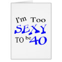 Sexy 40 (blue) cards