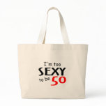 Sexy 50 canvas bag