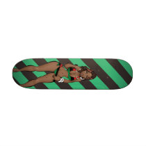 Sexy African Bikini Model Skateboard Mini