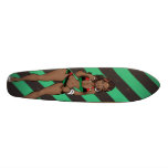 Sexy African Bikini Model Skateboard Oldschool