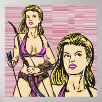 Sexy Amazon Woman Posters