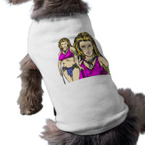 Sexy Amazon Women Dog Clothing