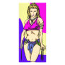 Sexy Amazon Women Full Color Rack Card