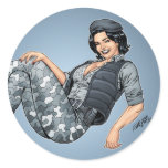 Sexy Army Military Pinup Girl in Camo #4 by Al Rio