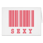sexy barcode design card