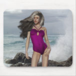sexy beach gal mousepads