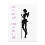 sexy bitch postcards