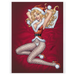 Sexy Blonde Christmas Pin-up Customisable by Al Ri flyers