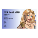 Sexy Blonde Lingerie Pinup with Cross by Al Rio